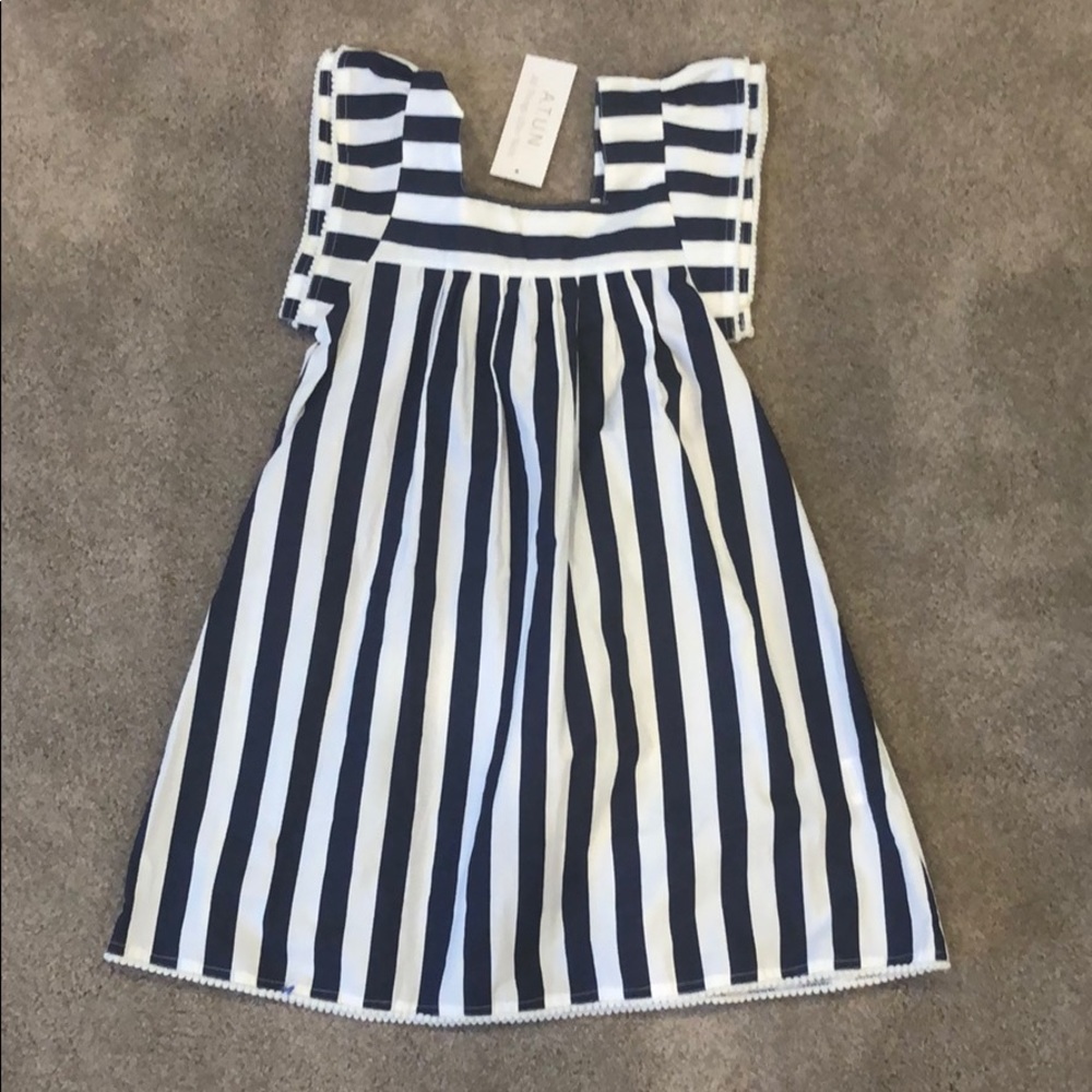Girls size 6/7 striped dress